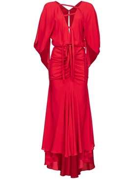 Chamonix ruched maxi dress