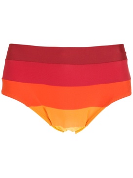 Panelled gradient swimming trunks