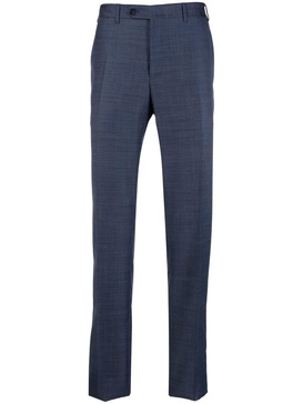 mid-rise straight-leg trousers