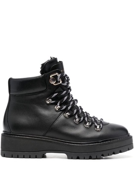 ankle lace-up fastening boots