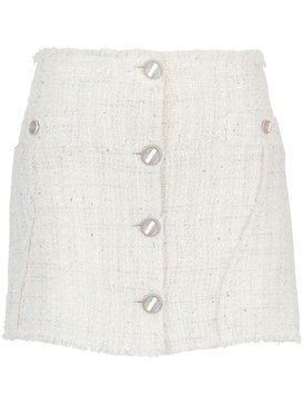 tweed mini skirt