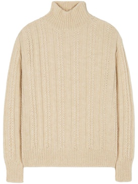 The Talking Glacier cable-knit jumper