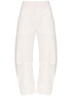 Shon balloon-leg trousers