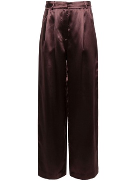 Vione silk-blend trousers