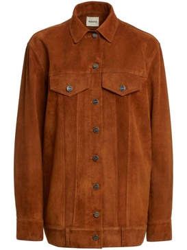 brown The Ross suede jacket