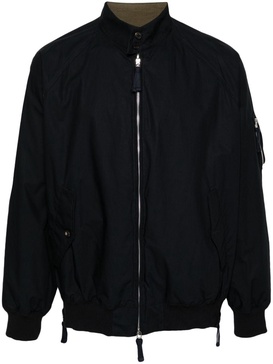 zip-details cotton bomber jacket