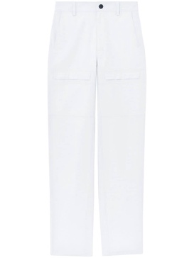 mid-rise cotton cargo pants