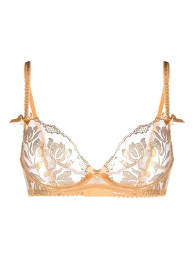 Sparkle plunge underwired bra