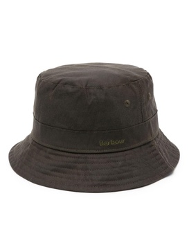 Belsay logo-embroidered cotton bucket hat