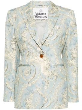 Lauren Toile de Jouy-print blazer