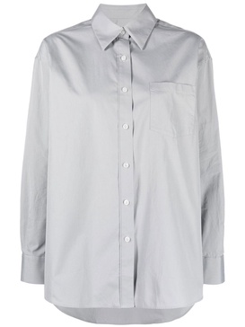 long-sleeve straight shirt