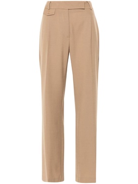 pleat-detail trousers