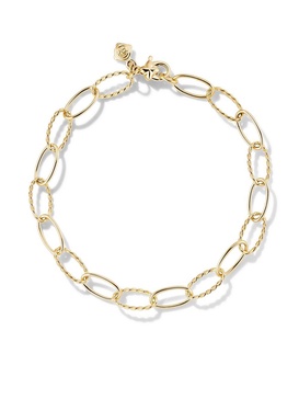 18kt yellow gold Oval Link bracelet