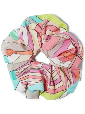 Iride-print scrunchie