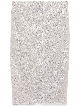 sequinned midi skirt