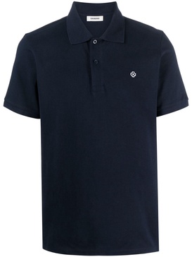 embroidered-logo polo shirt