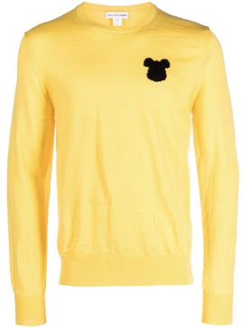 intarsia-knit crewneck jumper