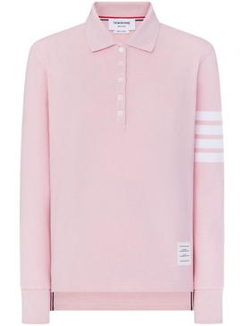 three-stripe long-sleeved polo shirt