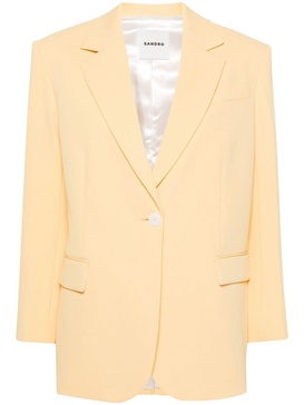 notched-lapels single-breasted blazer