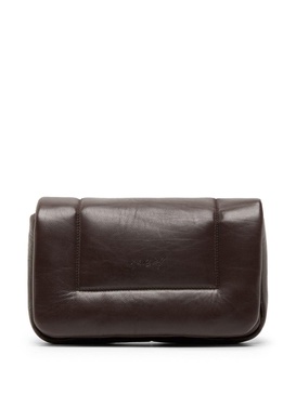 Riquadro leather clutch bag