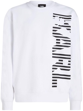 vertical-logo organic-cotton sweatshirt