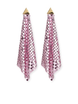 chainmail drop earrings