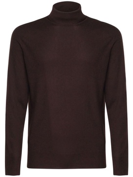 roll-neck cashmere jumper