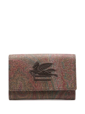 Pegaso-motif paisley wallet