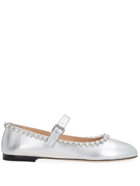 Audrey crystal-embellished ballet pumps