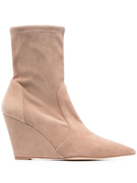 160mm concealed-wedge ankle boots