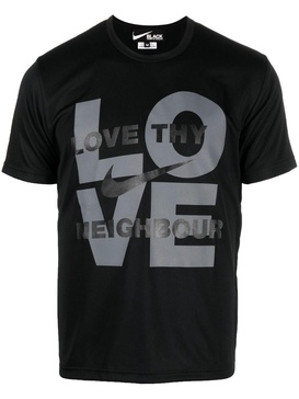 Love Thy Neighbour slogan T-shirt