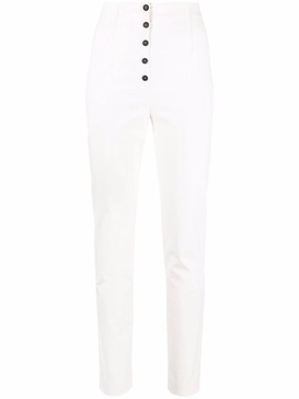 slim-cut trousers