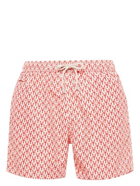 lobster-print swim shorts