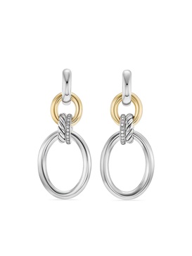 18kt yellow gold Mercer diamond drop earrings