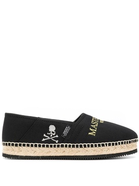 logo embroidered espadrilles