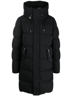 padded mid-length coat