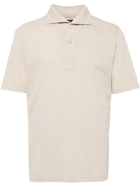 short-sleeve pique polo shirt