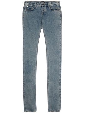 low-rise straight jeans