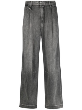 Wayne mid-rise wide-leg jeans