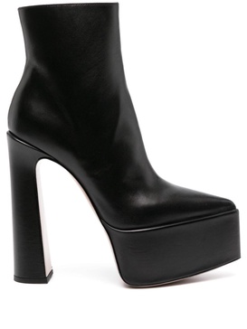 Nina 170mm platform leather boots