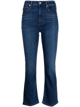 mid-rise bootcut jeans