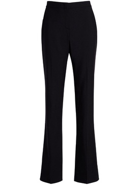 slim-cut tailored trousers