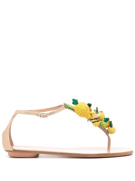 Citrus Punch flat sandals