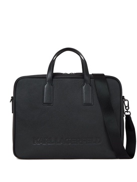 Essential leather briefcase