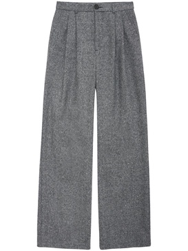 Carrie wide-leg wool trousers