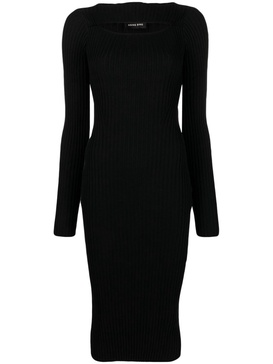 Lora cut-out ribbed dress