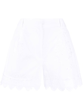 broderie-anglaise cotton shorts