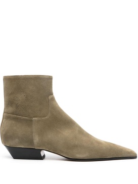 Marfa 25mm suede ankle boots