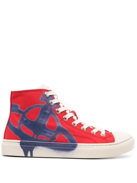 Plimsoll high-top canvas