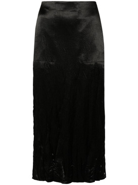 satin midi skirt 